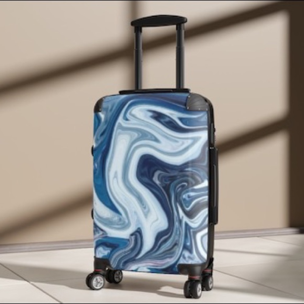 Blue Marble Design Suitcase